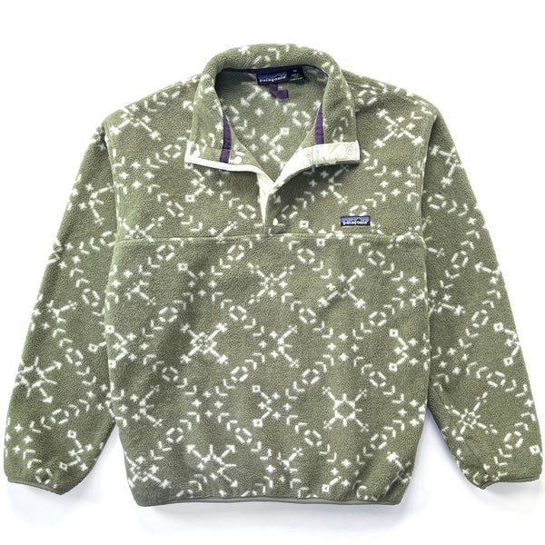 1994 Patagonia Printed Synchilla Snap-T Pullover, Sno: Chaparral (M)
