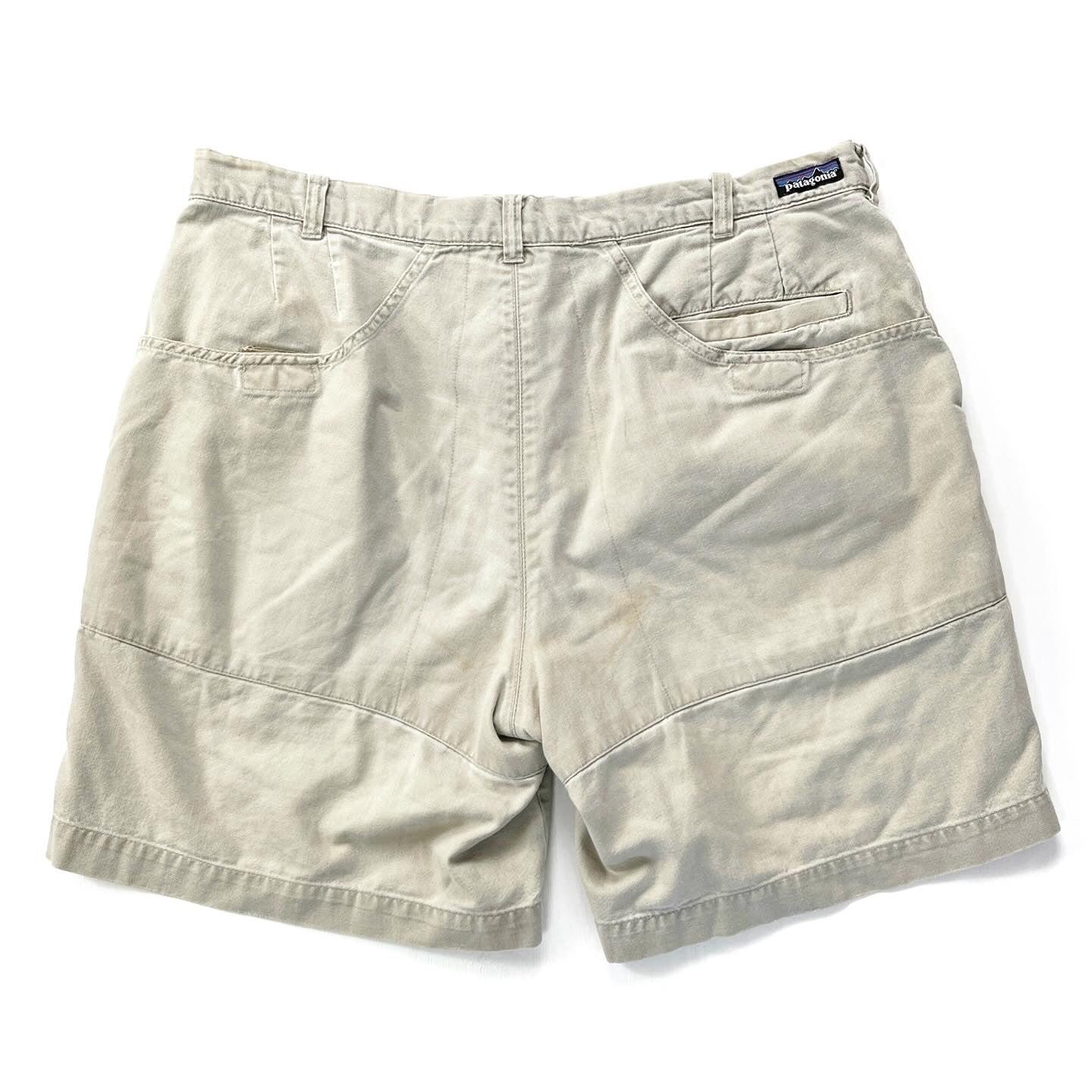 1998 Patagonia Mens 8” Organic Cotton Canvas Stand Up Shorts (36)