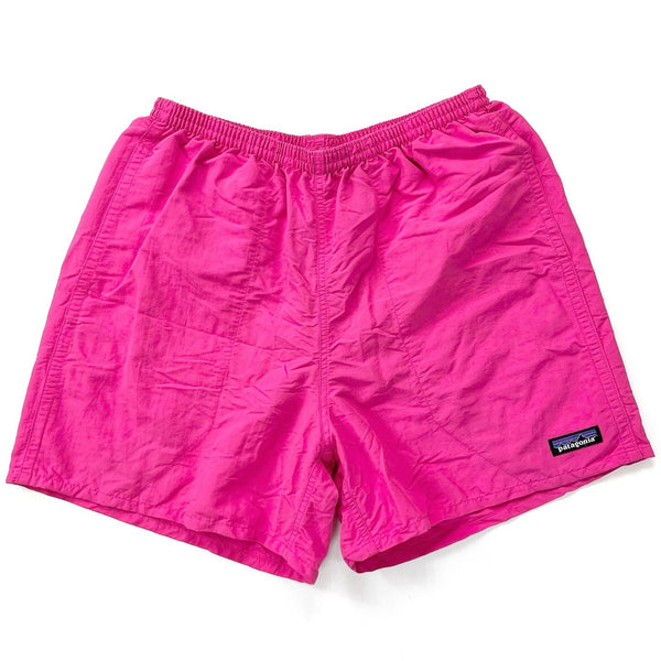 2020 Patagonia Mens 5” Nylon Baggies Shorts, Hot Pink (M)