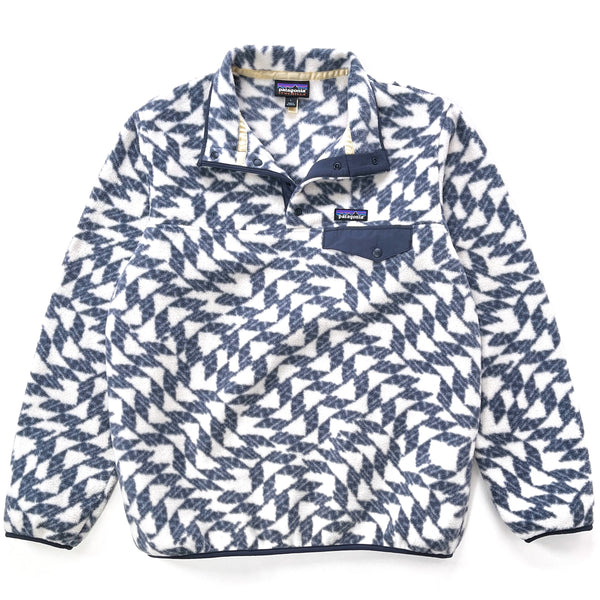 2024 Patagonia Womens Printed Synchilla Snap-T Pullover, Synched Flight Small (L)