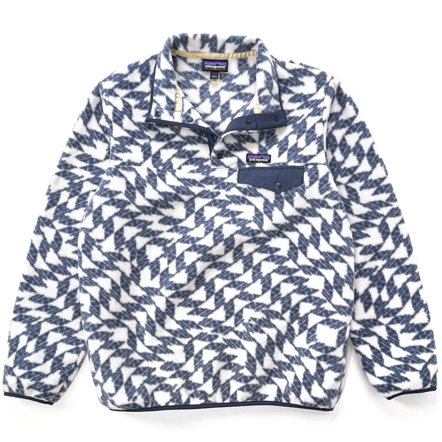 2024 Patagonia Womens Printed Synchilla Snap-T Pullover, Synched Flight Small (L)