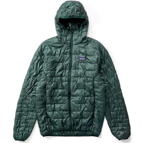 2018 Patagonia Micro Puff Insulated Hoodie, Micro Green (S/M)