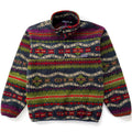 1994 Patagonia Printed Synchilla Snap-T, Sacajawea: Carbon (S)