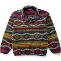1994 Patagonia Printed Synchilla Snap-T, Sacajawea: Carbon (S)