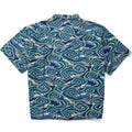 1994 Patagonia Mens A/C Cotton Print Shirt, Java Fish: Indigo (L/XL)