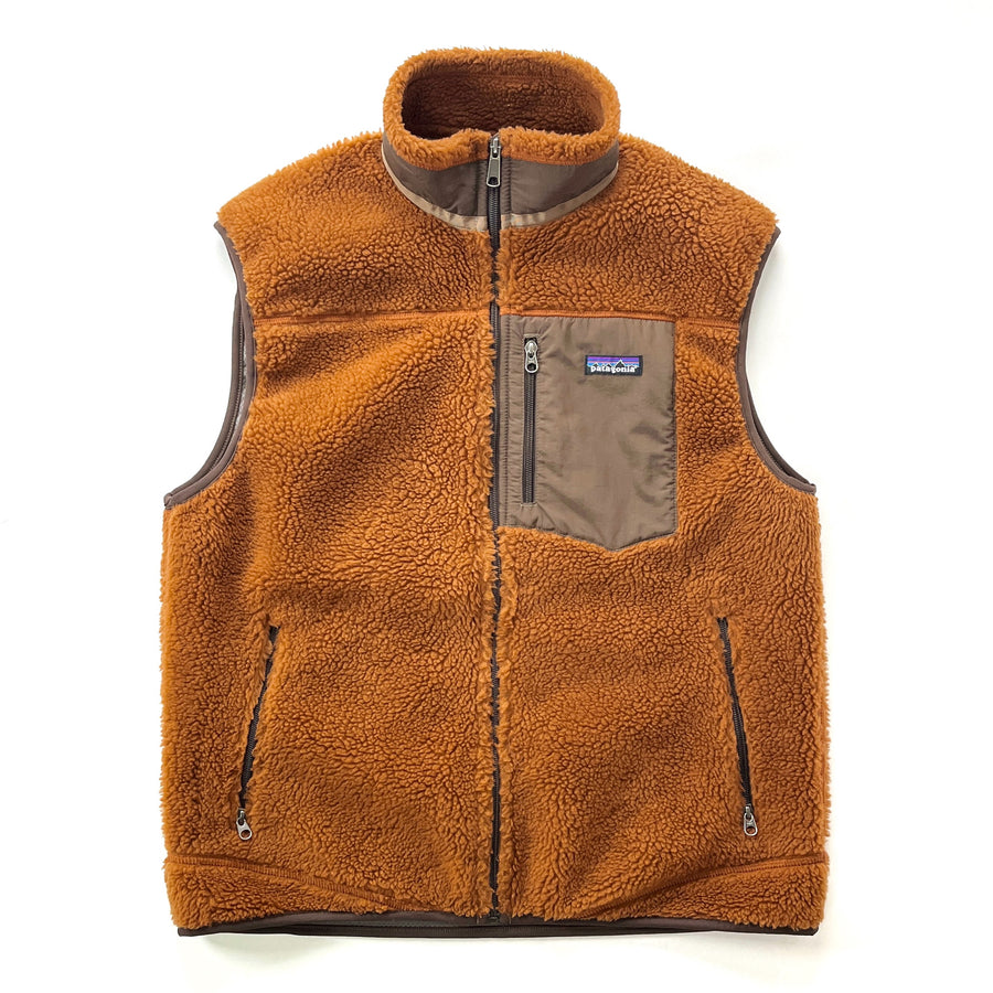 2009 Patagonia Classic Retro-X Fleece Vest, Rustic Brown (L)