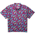 1993 Patagonia Mens A/C Cotton Print Shirt, Rainbow Fish (L/XL)