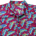 1993 Patagonia Mens A/C Cotton Print Shirt, Rainbow Fish (L/XL)
