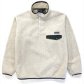 1998 Patagonia Synchilla Snap-T, Oatmeal Heather & Carbon (M)