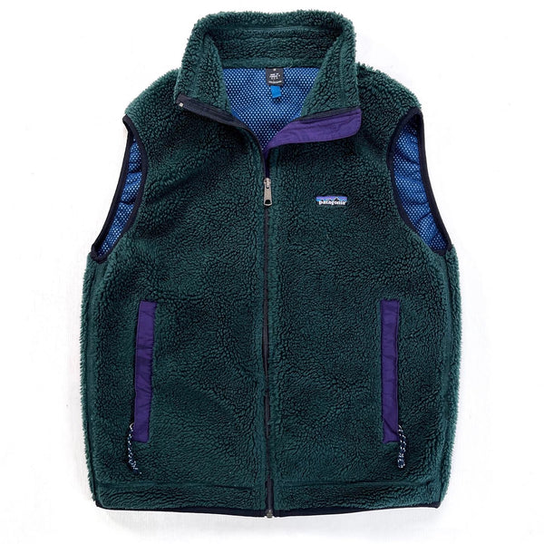 1997 Patagonia P.E.F. Retro-X Vest, Hunter & Regal Purple (M)