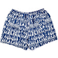 2017 Patagonia Mens 5” Printed Baggies Shorts, Tribal Geo: Blue (L)
