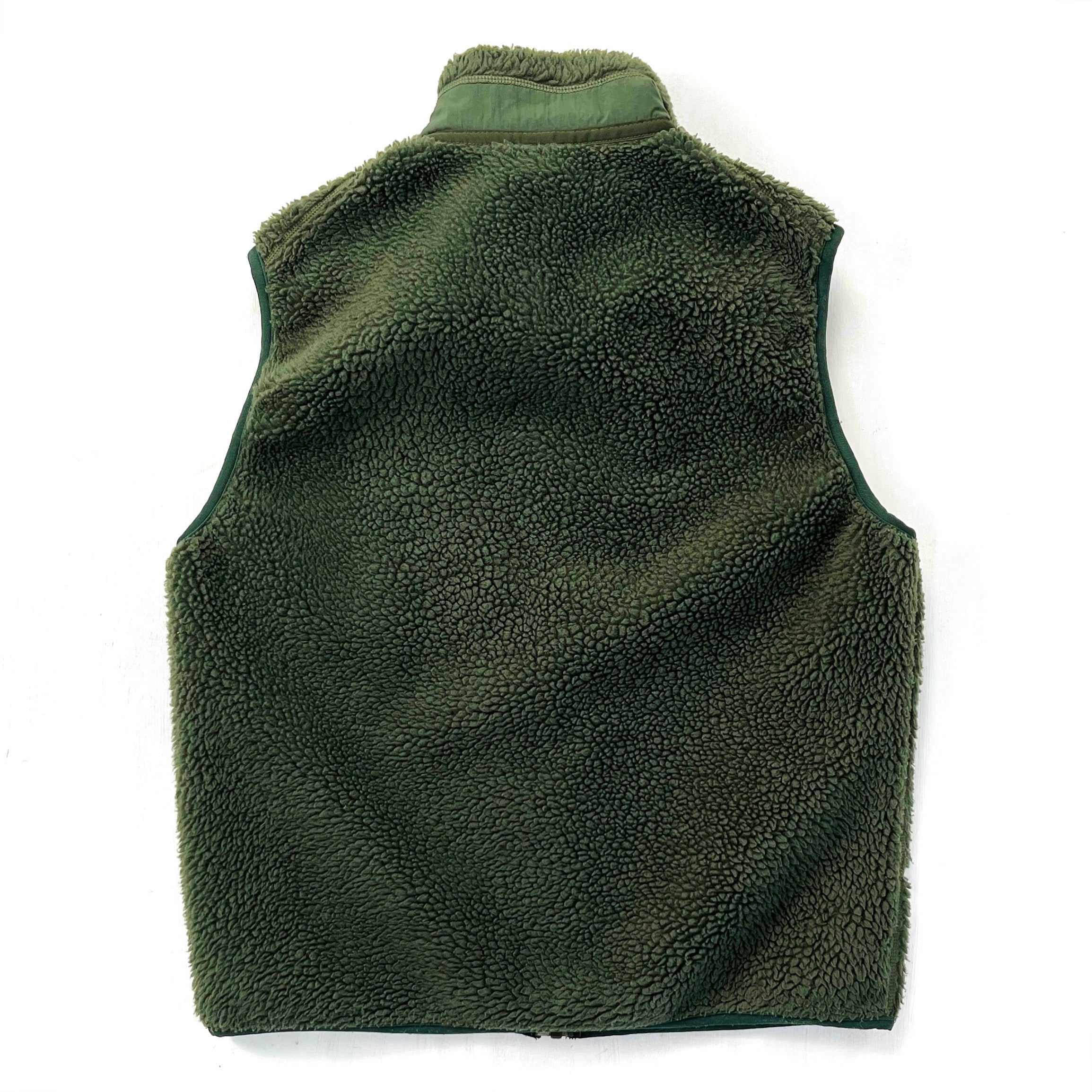 2000 Patagonia Made In The U.S.A. Retro-X Vest, Dark Moss (S)