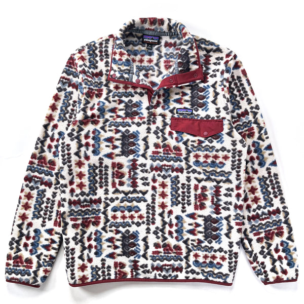 2022 Patagonia Printed Synchilla Snap-T, Wandering Woods: Pumice (M)