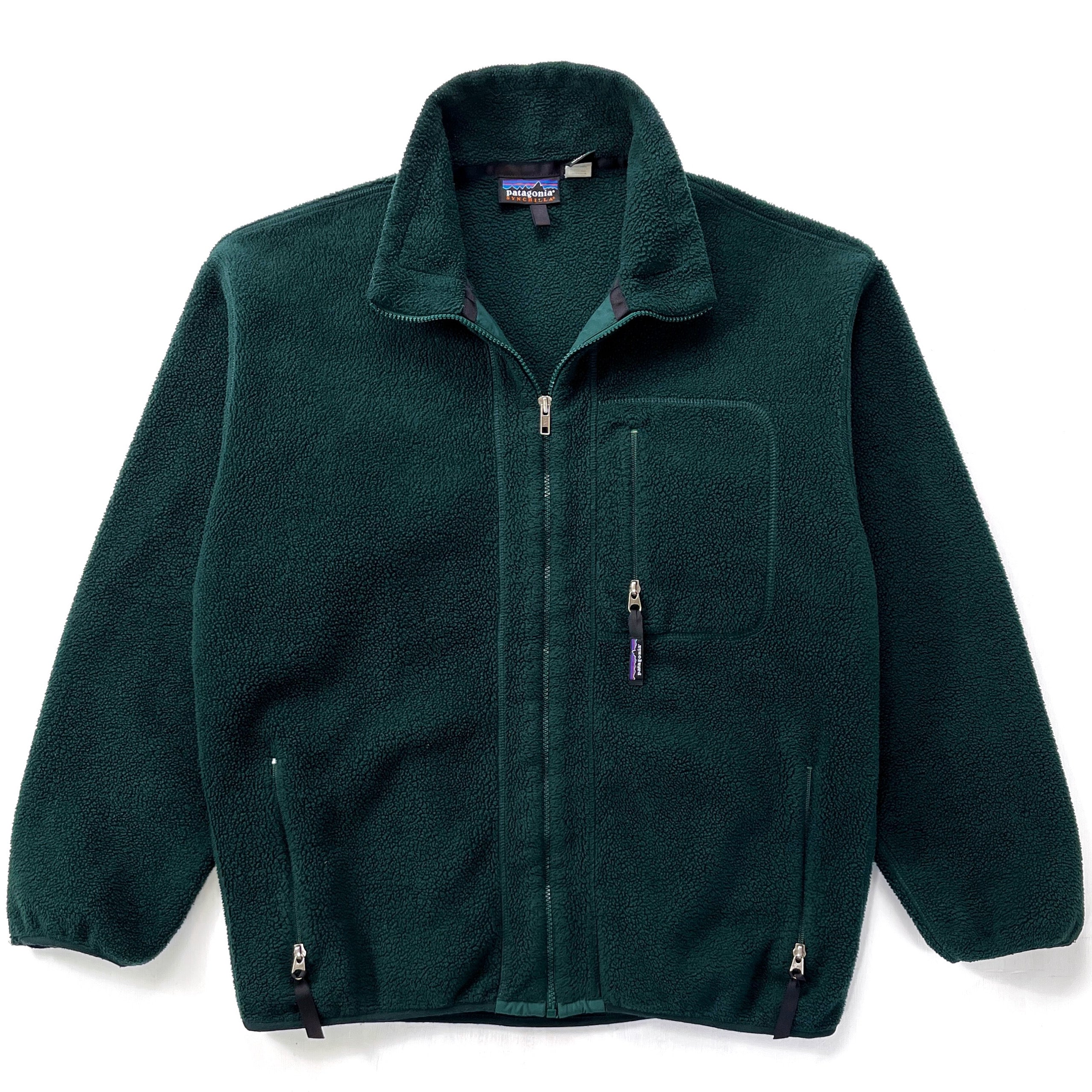 1997 Patagonia Made In The U.S.A. Synchilla Jacket, Hunter (L)