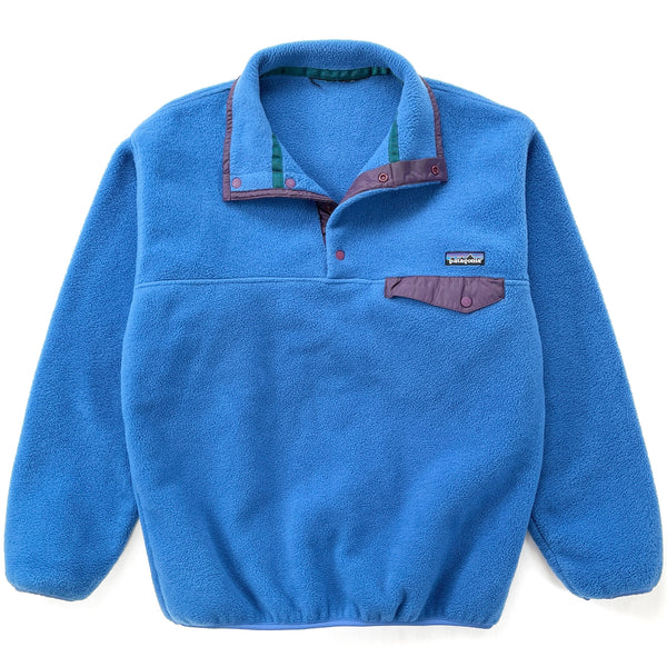 1996 Patagonia Synchilla Snap-T Fleece Pullover, True Blue (M)