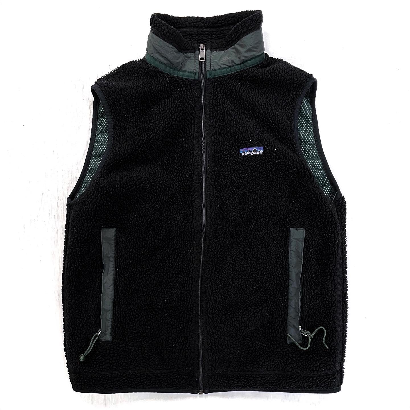 1997 Patagonia Made In The U.S.A. P.E.F. Retro-X Vest, Black (S)