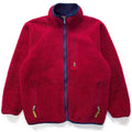 1997 Patagonia Made In The U.S.A. Retro Pile Cardigan, Cranberry (L)