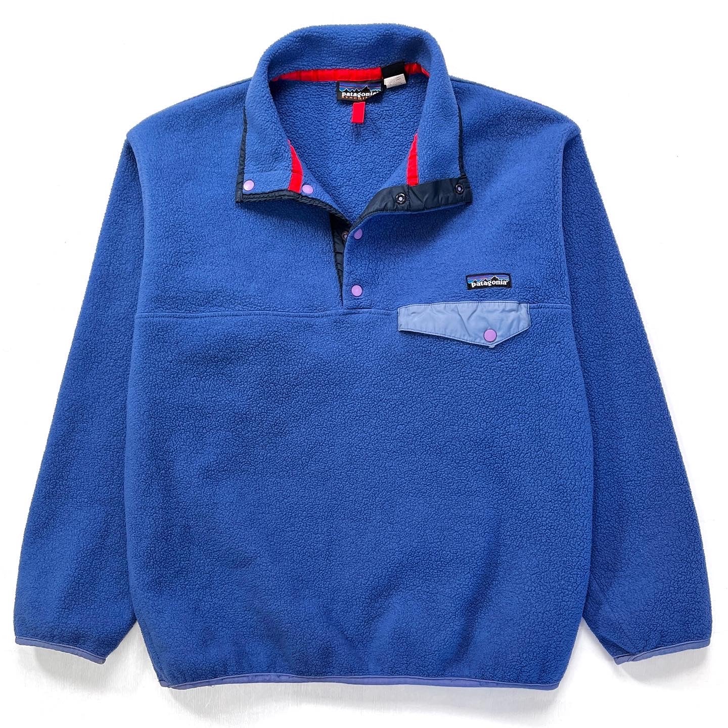 1997 Patagonia Made In The U.S.A. Synchilla Snap-T, True Blue (M)