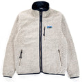 2018 Patagonia Mens Woolie Fleece Reversible Jacket, Oatmeal (L)