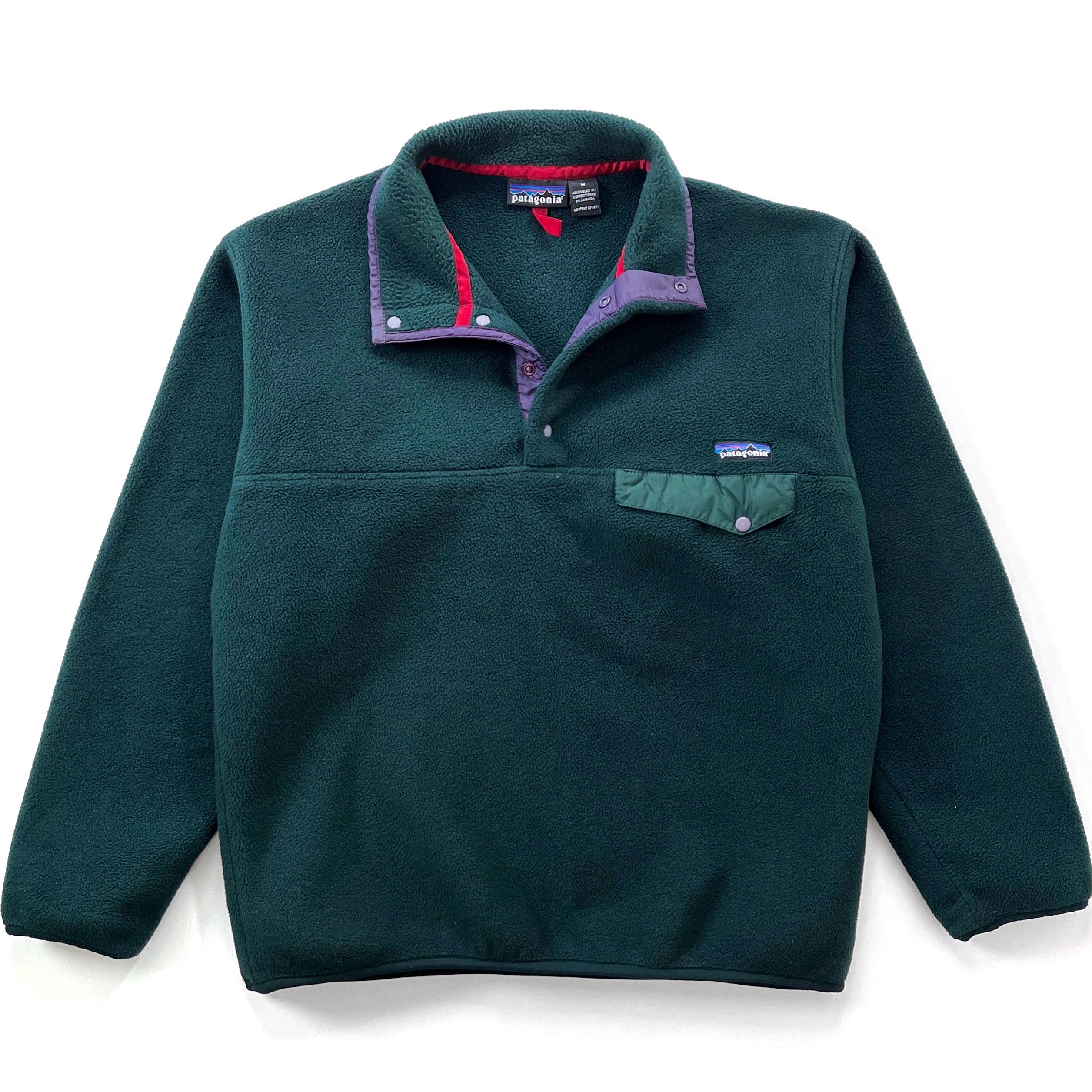 1995 Patagonia Synchilla Snap-T Fleece Pullover, Hunter & Condor (M)