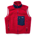 1999 Patagonia Classic Retro-X Vest, Burnt Chili & Navy (M/L)