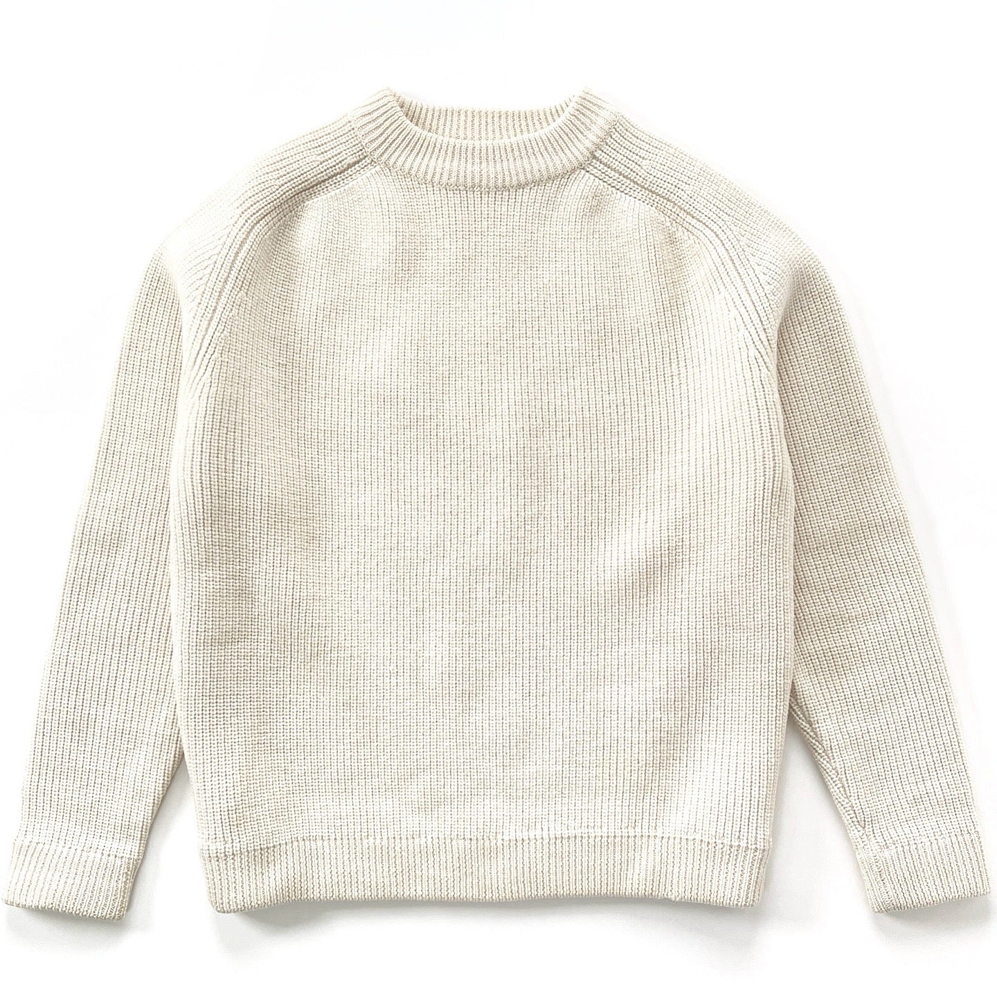 1970s Patagonia First Edition Wool Chamonix Guide Sweater, Light Tan (S)