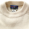 1970s Patagonia First Edition Wool Chamonix Guide Sweater, Light Tan (S)