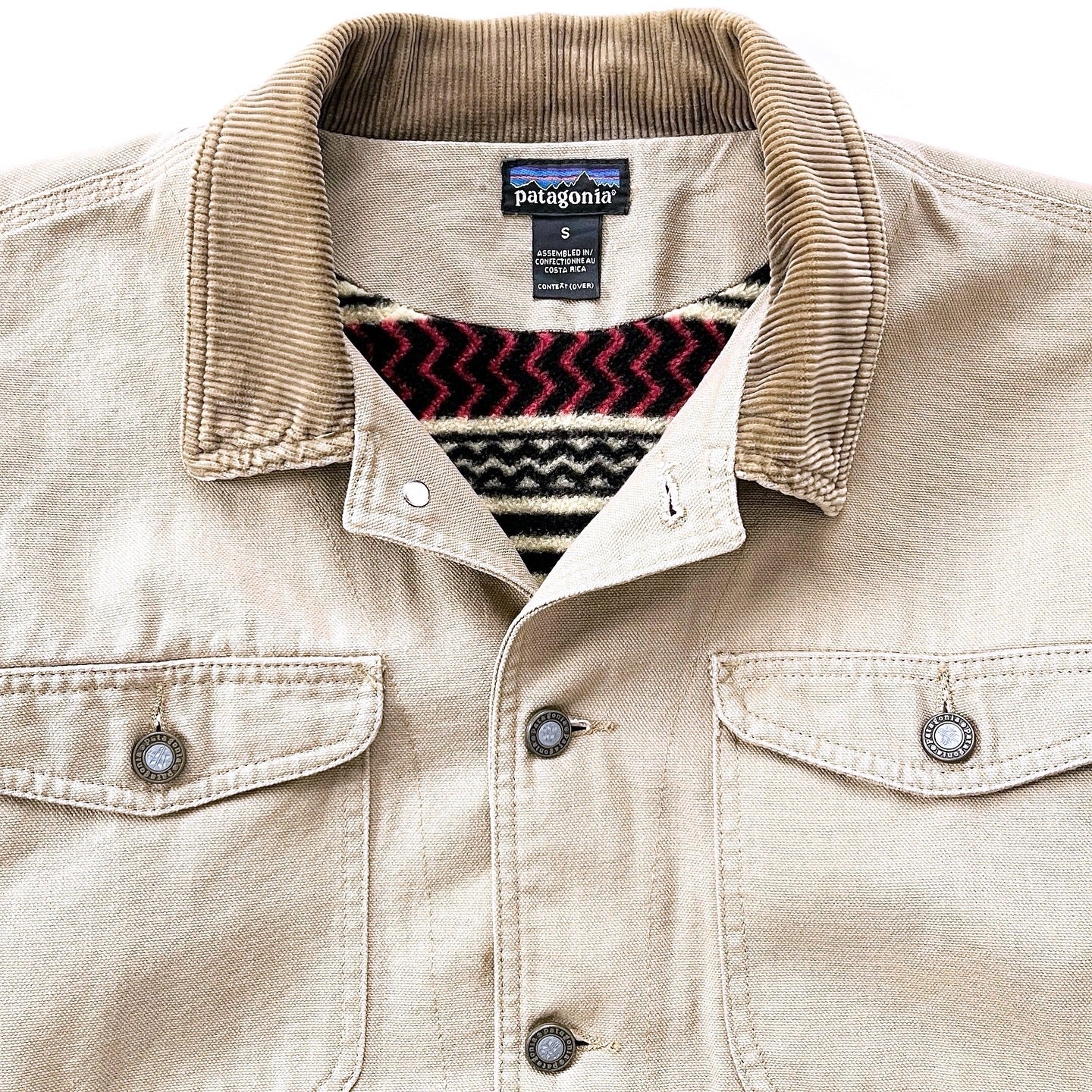 1994 Patagonia Blanket-Lined Canvas Nuevo Range Jacket, Rye & Bullseye