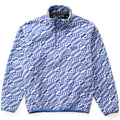 1998 Patagonia Printed Synchilla Snap-T, P’op: True Blue (S)