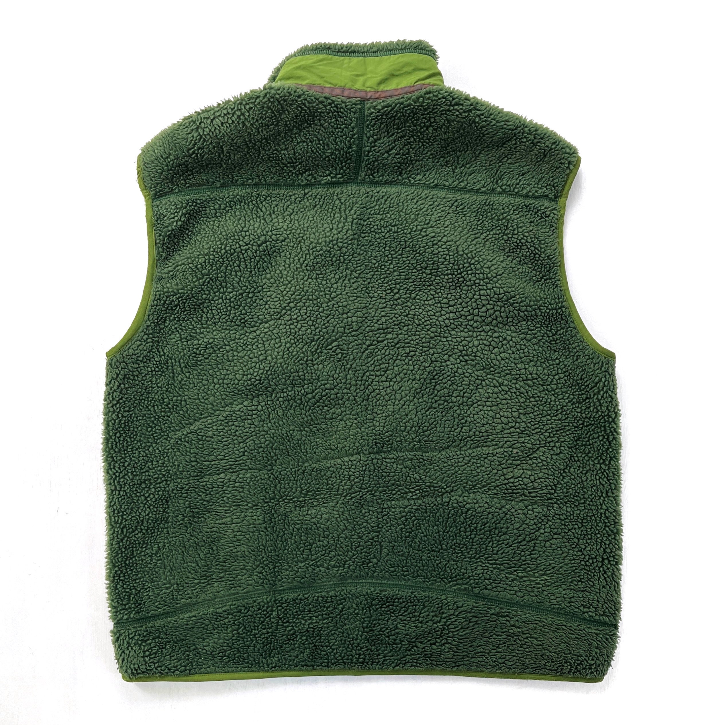 2010 Patagonia Classic Retro-X Fleece Vest, Backcountry Green (XXL)