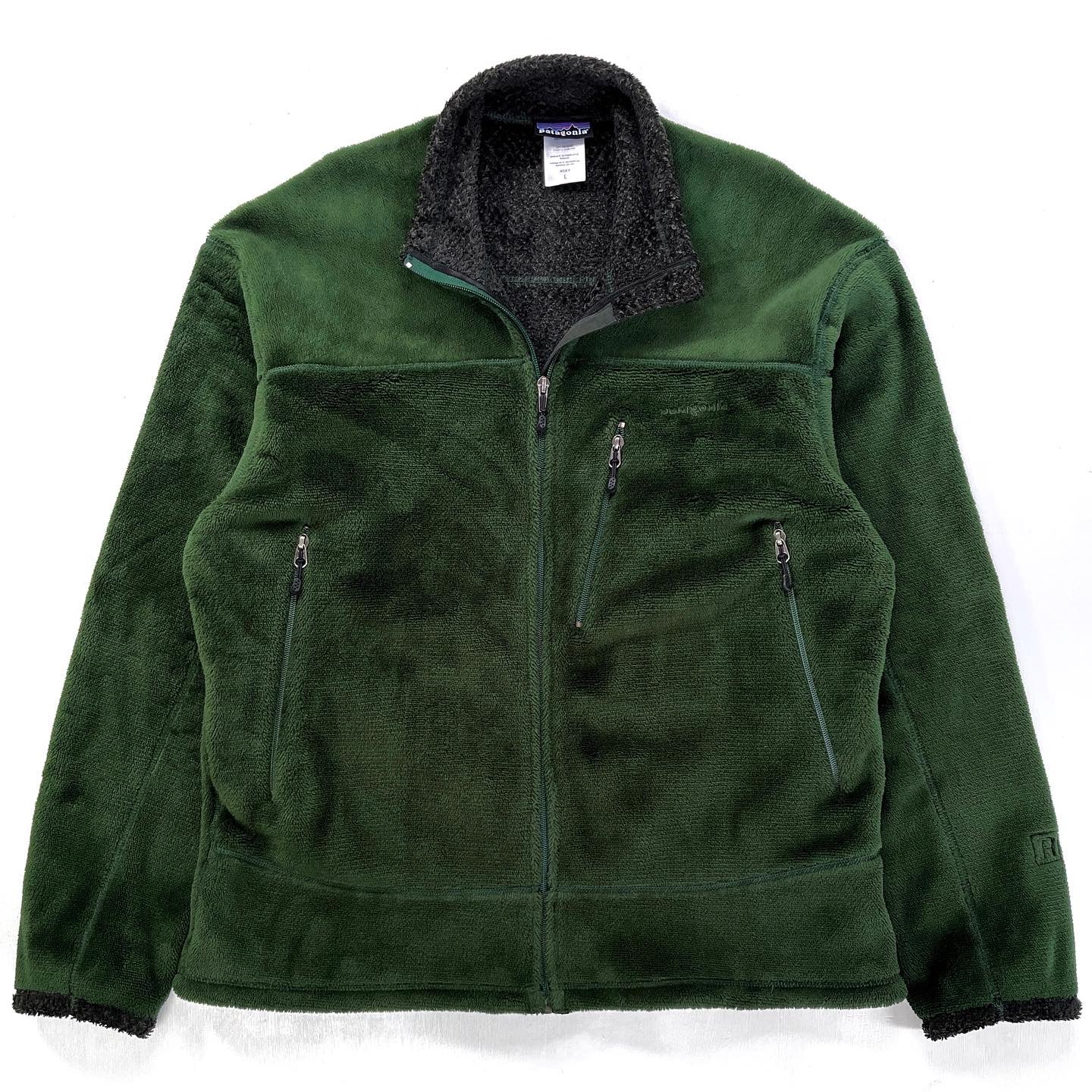 2006 Patagonia Mens R4 Regulator Fleece Jacket, Dark Green (L)