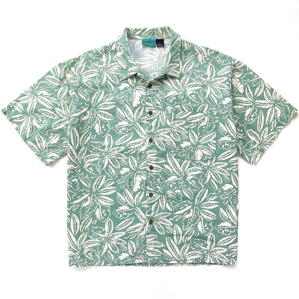 1994 Patagonia Mens A/C Cotton Print Shirt, Tropical (L/XL)