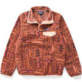 2022 Patagonia Womens Printed Synchilla Snap-T, Sisu Brown (S)