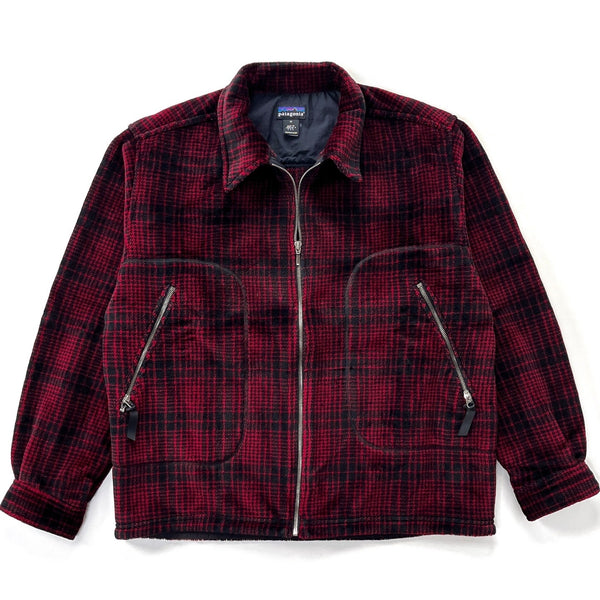 1997 Patagonia Ultra-Plush Fleece Overshirt, Adirondack: Carmine (L)