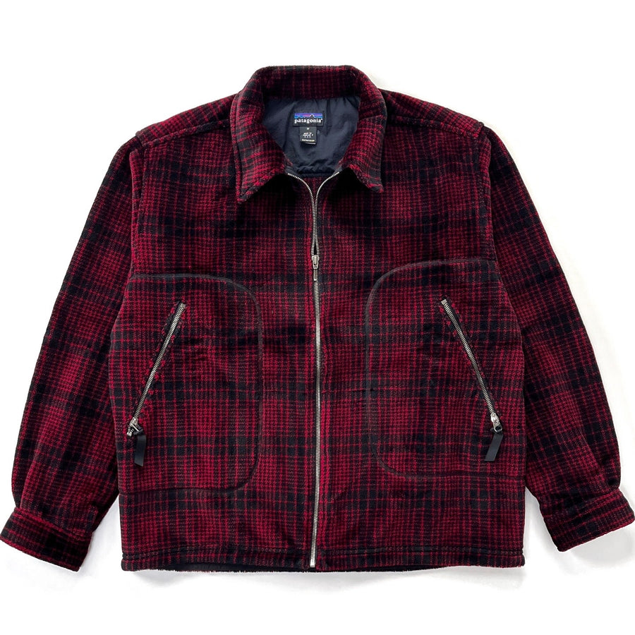 1997 Patagonia Ultra-Plush Fleece Overshirt, Adirondack: Carmine (L)