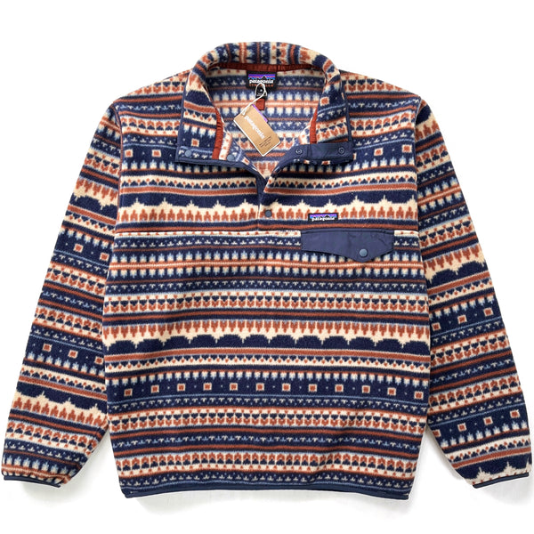 2021 Patagonia Printed Synchilla Snap-T, Cottage Isle: Khaki (M/L)
