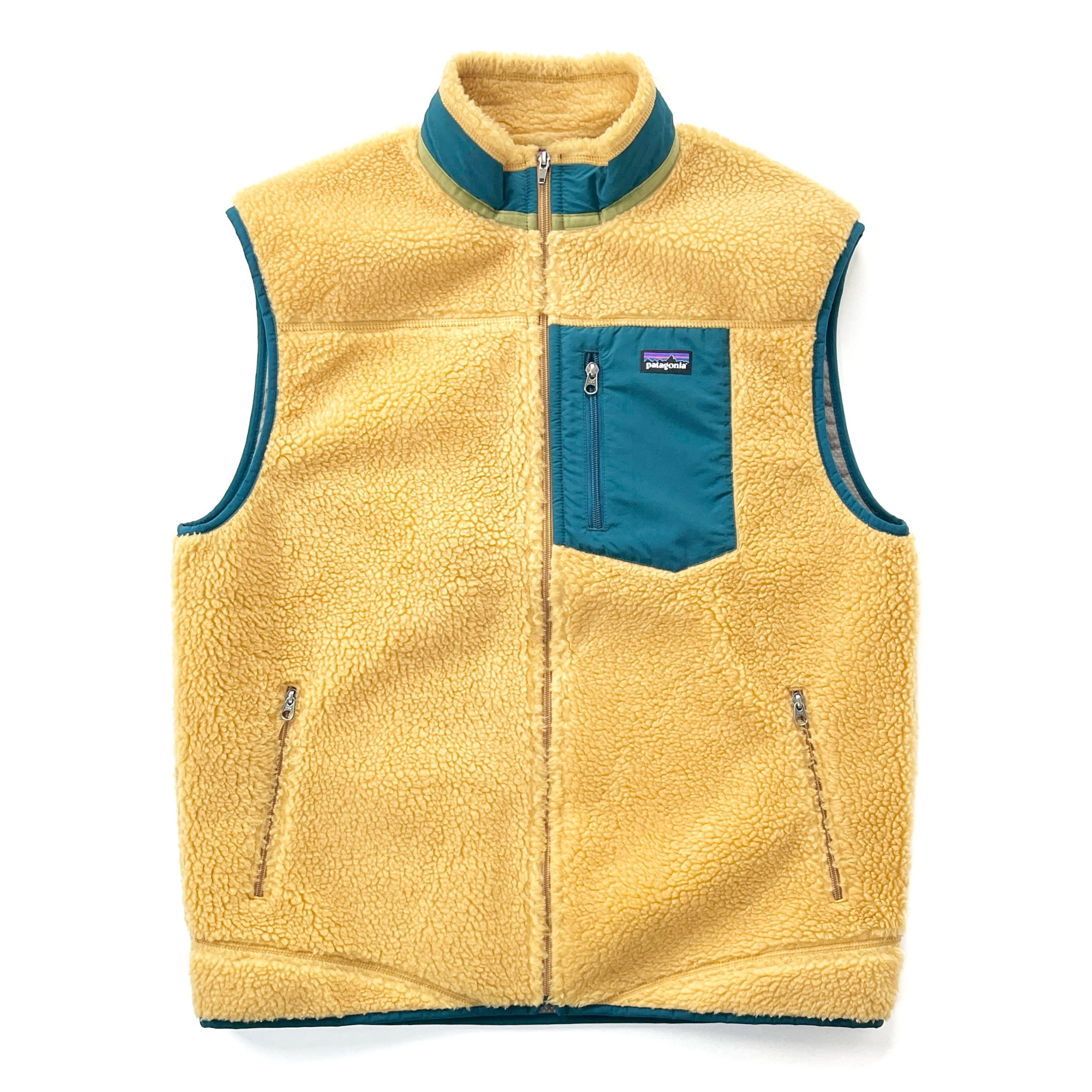 2013 Patagonia Classic Retro-X Fleece Vest, Prairie Gold (XL
