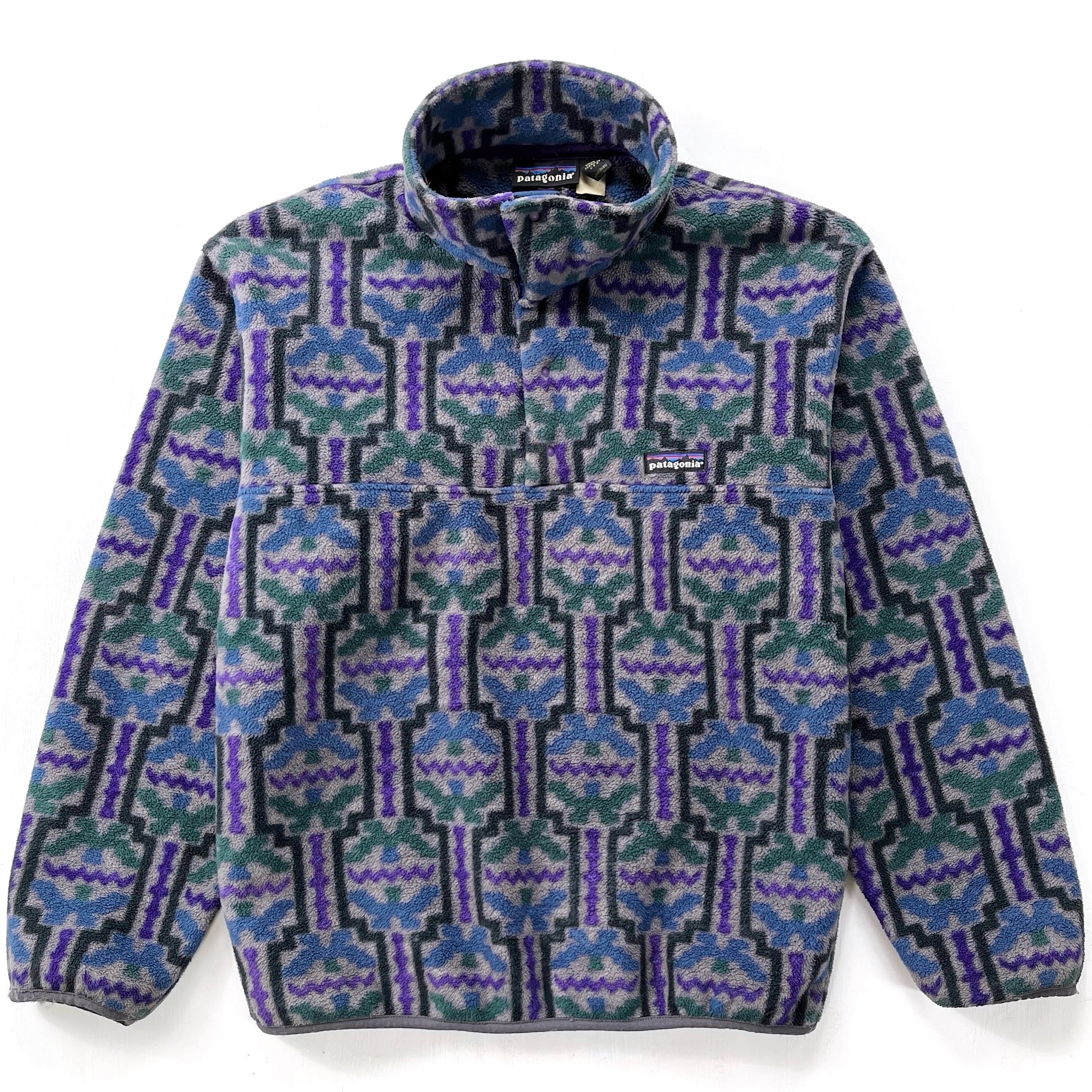 1992 shops Patagonia Synchilla Snap-T, Charcoal & Hunter