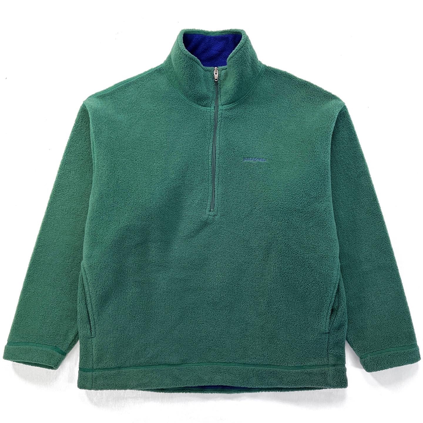 1994 Patagonia Made In The U.S.A. Synchilla Sweater, Spruce (M)