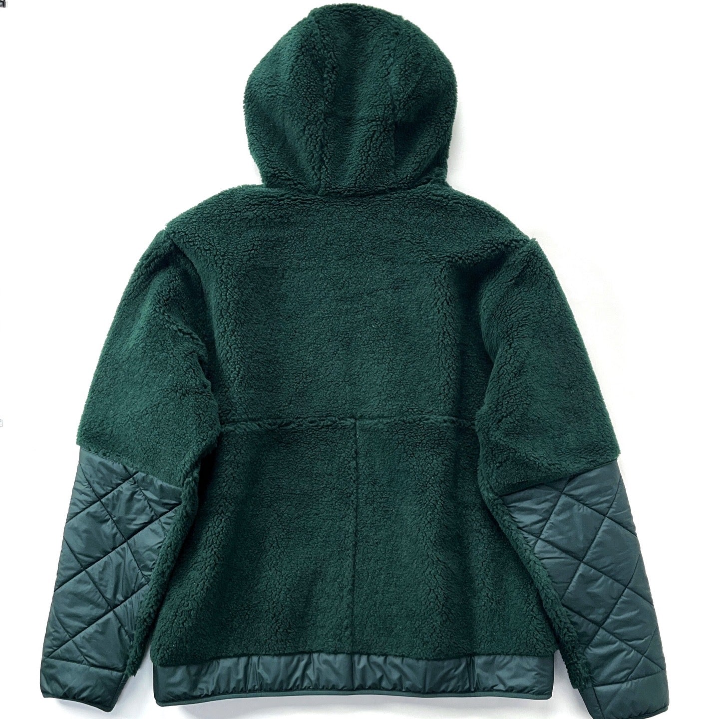 2021 Patagonia Recycled Deep Pile Sherpa Fleece Hoody, Northern Green (L)