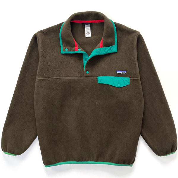 2012 Patagonia Synchilla Snap-T Fleece Pullover, Dark Walnut (S/M)