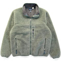 1999 Patagonia Retro Pile Cardigan, Eucalyptus & Dark Ash (L)