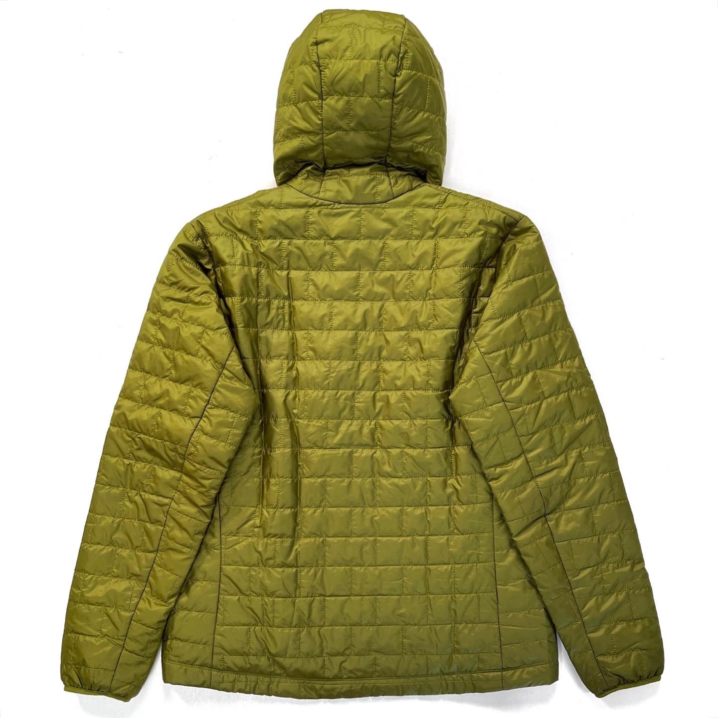 2019 Patagonia Mens Nano Puff Hooded Jacket, Herb Green (L)