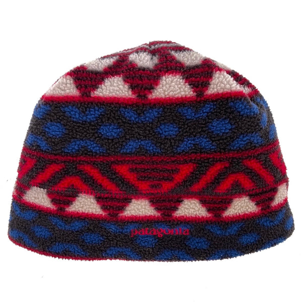 1998 Patagonia Printed Synchilla Hat, Saltillo: Burnt Chili (M)