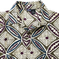 1995 Patagonia Mens Surya Batik Shirt, Big Tapa: Dark Olive (XL)