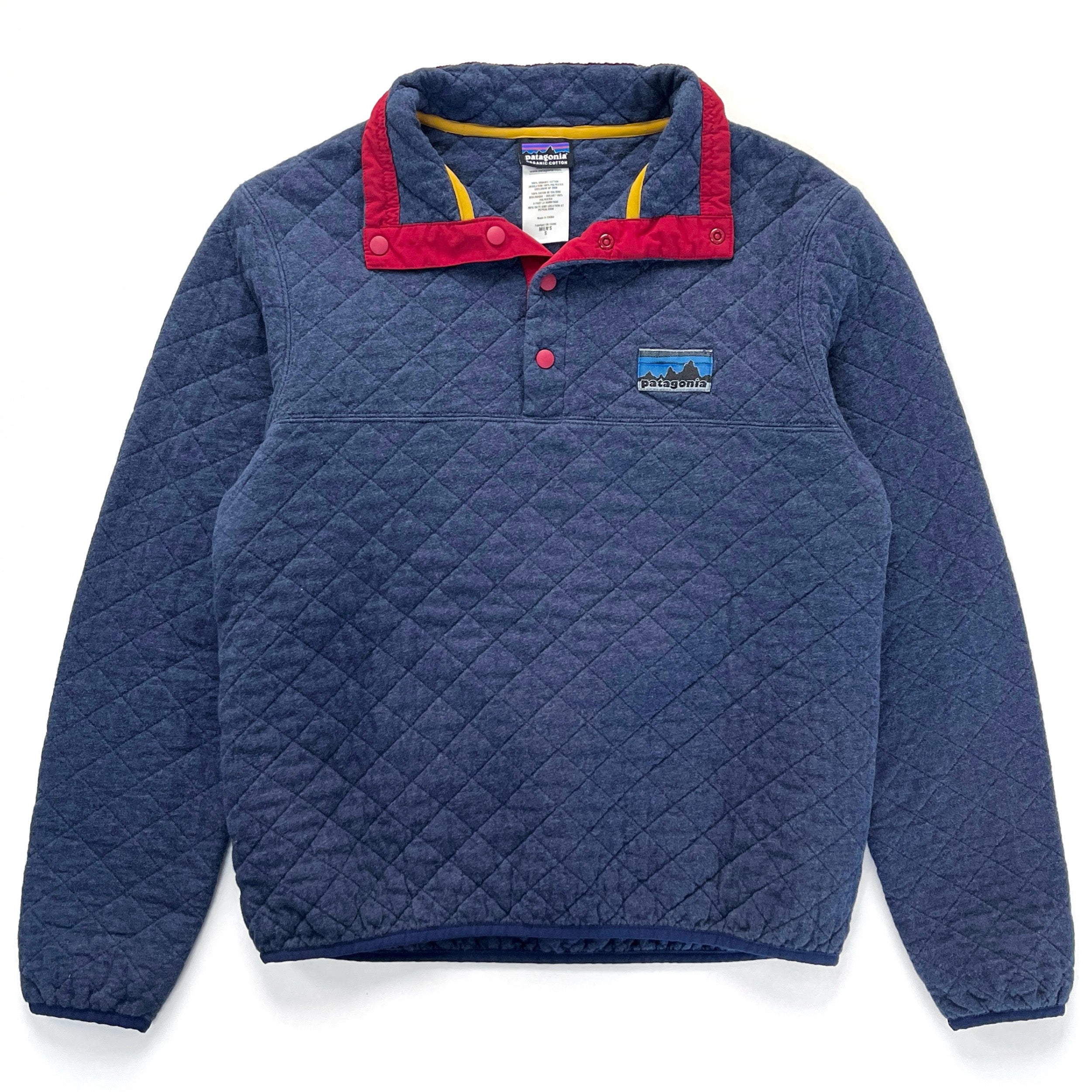 2014 Patagonia 40th Anniversary Legacy Diamond Quilt Snap-T, Classic Navy (S)