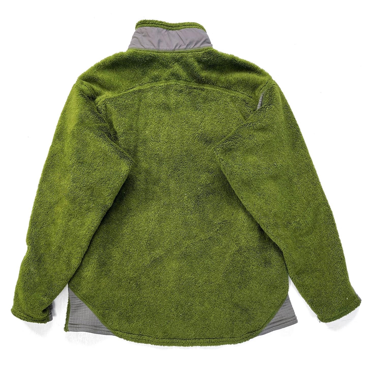 2003 Patagonia Made In The U.S.A. Mens R2 Fleece Jacket, Green (M)