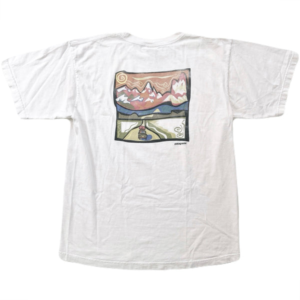 1990s Patagonia Made In The U.S.A. Organic Cotton T-Shirt, White (M)