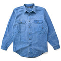 1993 Patagonia Garment Dyed Cotton Canvas Shirt, Denim Blue (M)