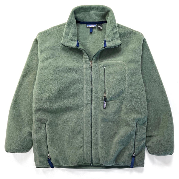 1995 Patagonia Made In The U.S.A. Synchilla Jacket, Eucalyptus (XL)